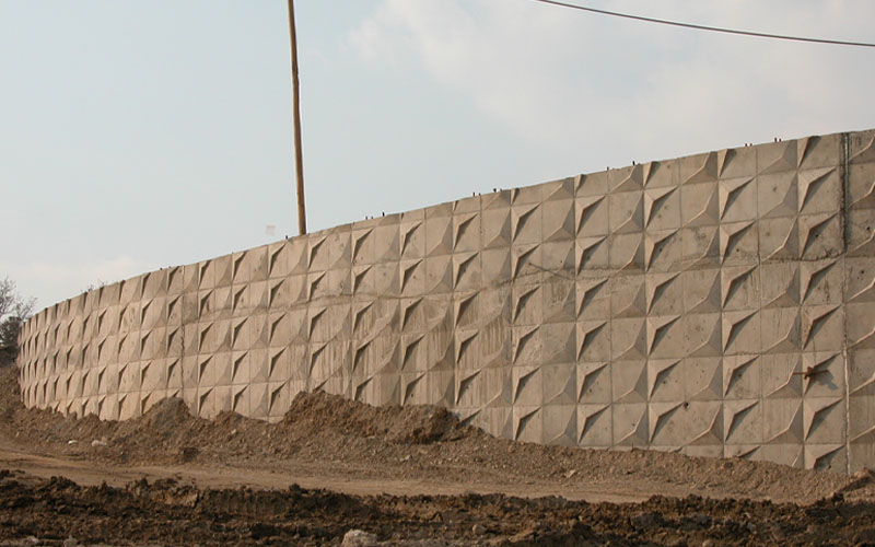 فیسینگ پل، قالب بتن نمایان